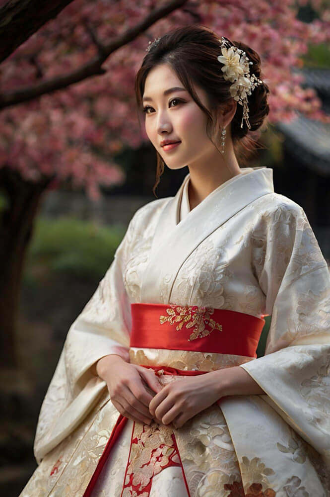 japanese style wedding dress