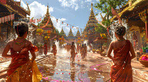 thingyan water festival myanmar