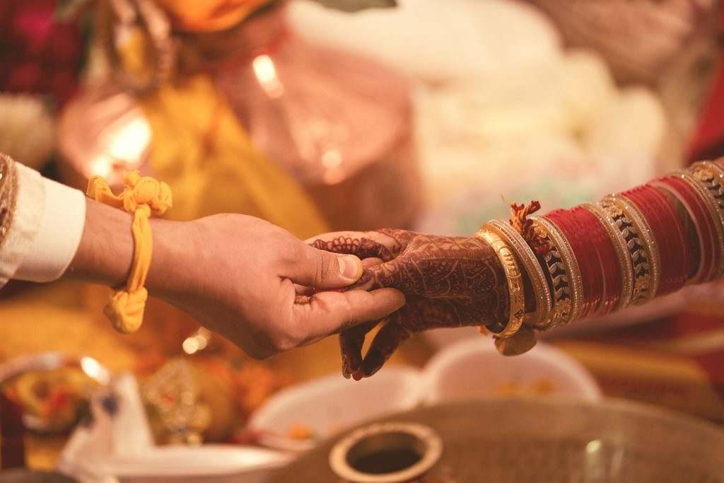 Hindu symbolic wedding ceremony